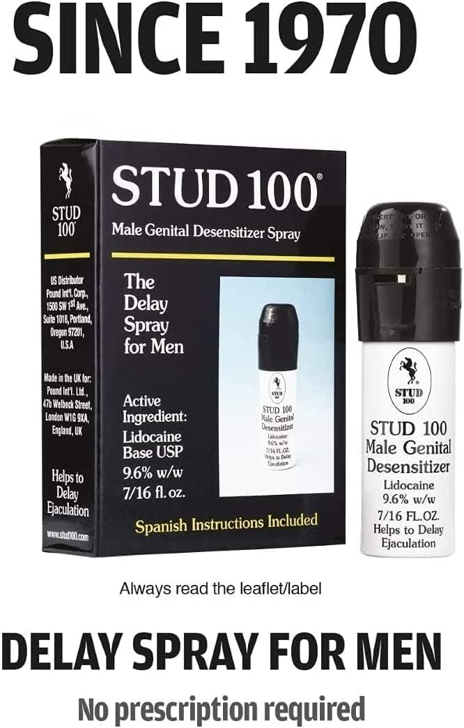 Stud 100 Male Genital Desensitizer Spray - Delay Stores