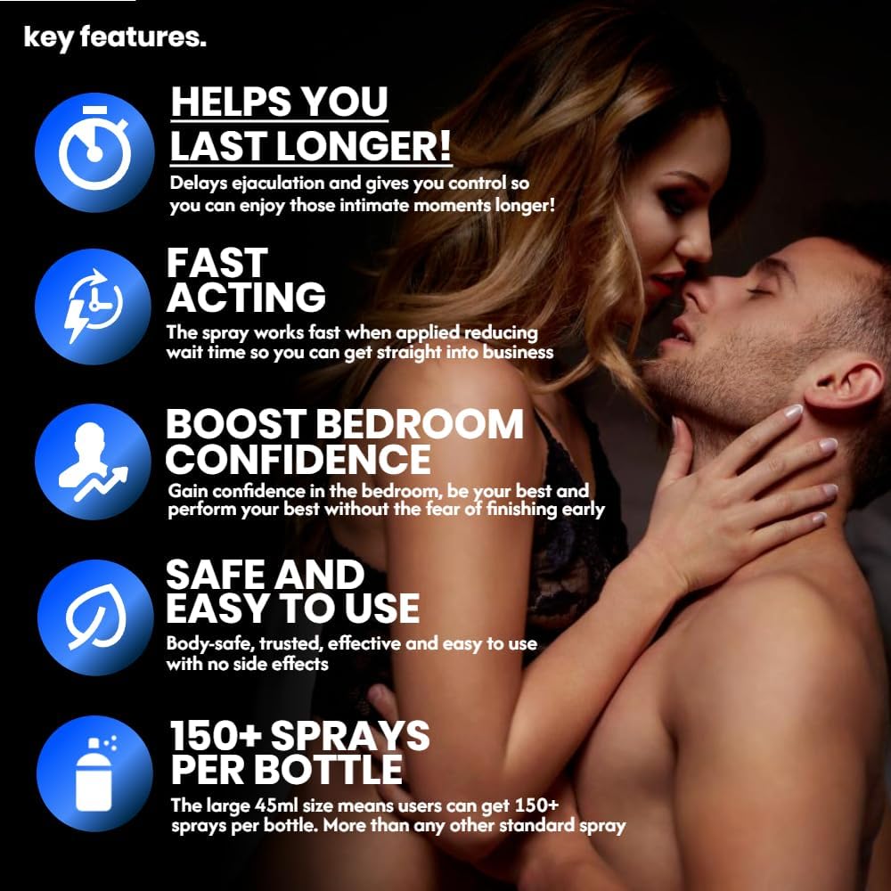 Super VIGA 150000 Blue Delay Spray for Men | Last Longer in Bed - Delay Stores