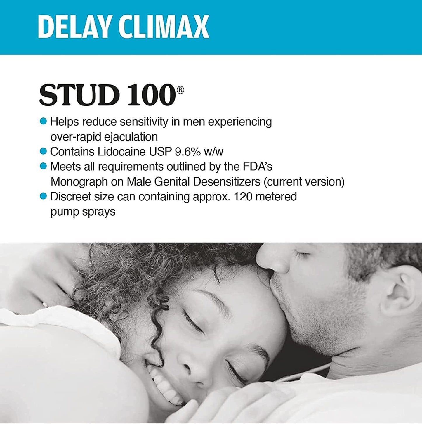 Stud 100 Male Genital Desensitizer Spray - Delay Stores