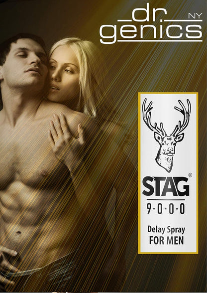 Stag 9000 Delay Spray for Men - 0.67 fl oz / 20 ml (Made in Germany) - Delay Stores