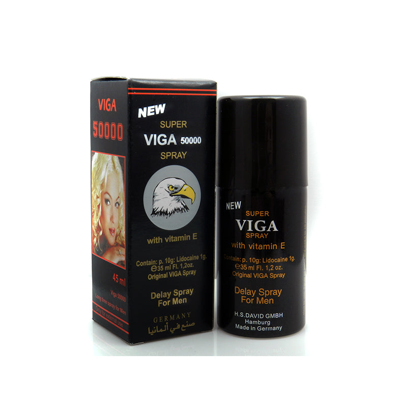 New Super Viga 50000 Men's Body Spray - Delay Stores